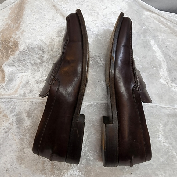 PRADA Leather Loafers Men's Prada Size 8.5 US 9.5 Made in Italy ๐ฎ๐น - Picture 5 of 8